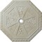 Ekena Millwork Spring Octagonal Ceiling Medallion (Canopies up to 3"), 29 1/8"OD x 2 1/4"ID x 1 1/8"P, Flash Blue CM30SPFBS - alternate 1